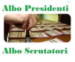 AGGIORNAMENTO ALBO SCRUTATORI E PRESIDENTI DI SEGGIO